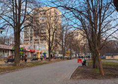 Вулиця 23 серпня, Харків, бульвар, зима