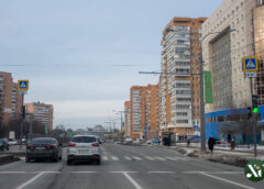 Вулиця Полтавський шлях, Харків, зима