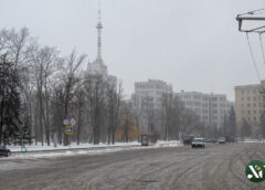 Держпром, майдан Свободи, 5, Харків, зима