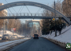 Клочківський спуск, Харків, зима