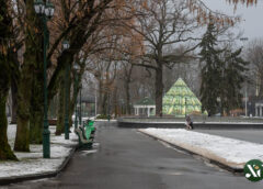Сад Шевченка, Харків, зима