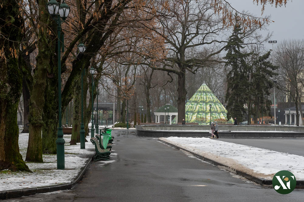 Сад Шевченка, Харків, зима