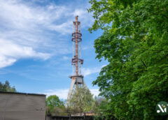 TV tower in Kharkiv destroyed by a Russian missile on April 22, 2024 - 01