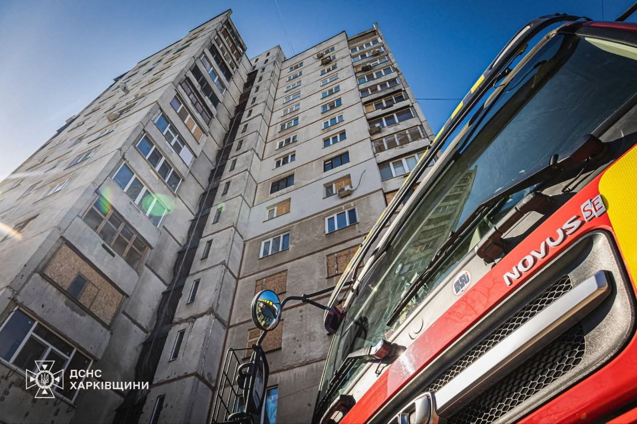 Будиноку Салтівському районі Харкова, у якому сталася пожежа